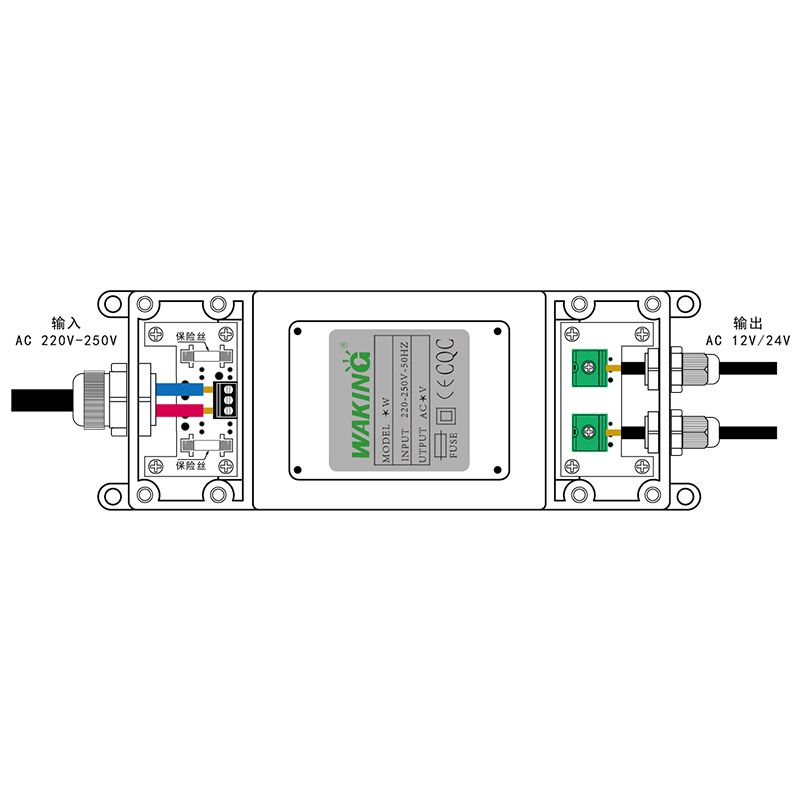 100W交流水下灯泳池灯隔离变压器220V转12V